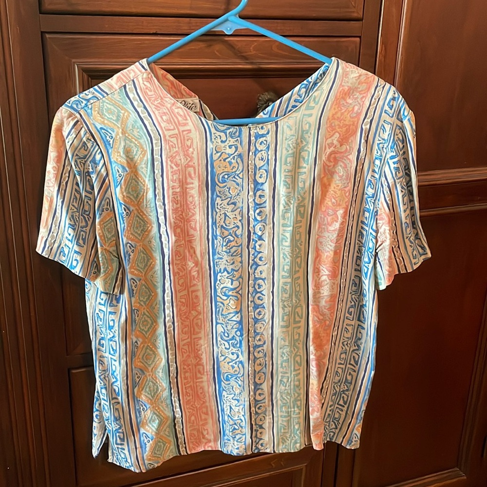 Vintage colorful blouse